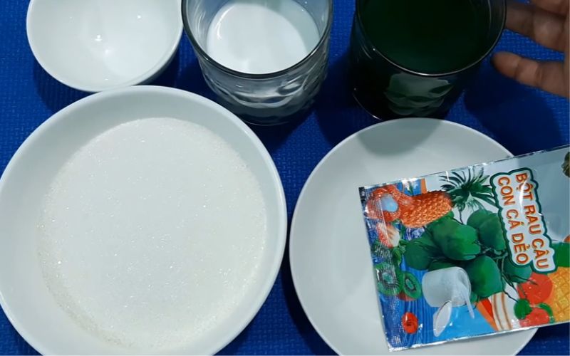 Pha bột rau câu