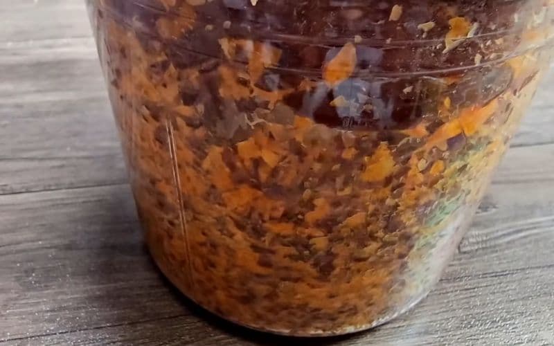 Xay nhuyễn các nguyên liệu
