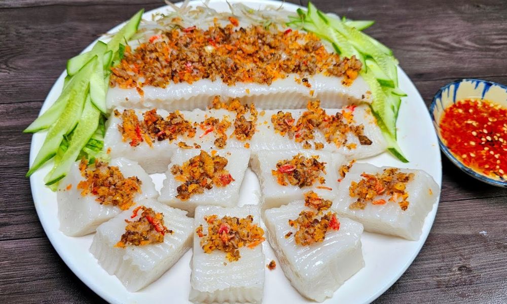 Cách làm bánh đúc miền Trung thơm ngon, chuẩn vị